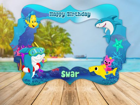 Shark Theme Personalized Photobooth Sale