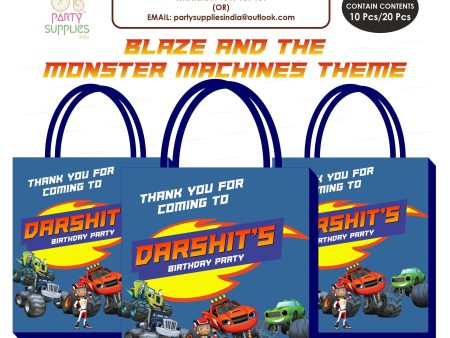 Blaze and the Monster Machines Theme Return Gift Bag Fashion