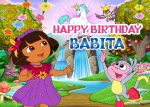 Dora Theme Personalized Backdrop Discount