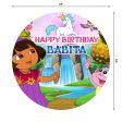 Dora Theme Personalized Backdrop Discount