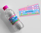 Peppa Pig Theme Water Bottle Sticker Hot on Sale