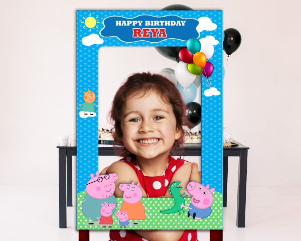 Peppa Pig Theme Customized Photobooth Discount