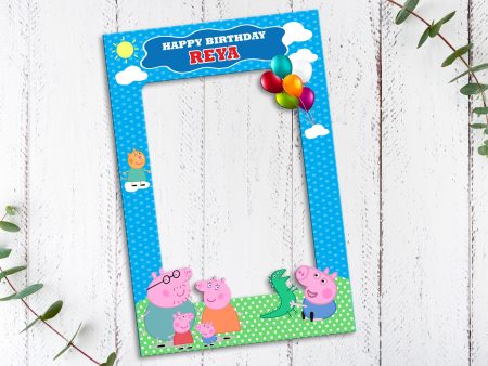 Peppa Pig Theme Customized Photobooth Discount