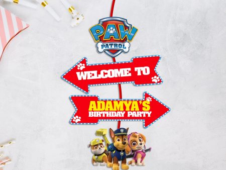 Paw Patrol Theme Door Poster Online Hot Sale