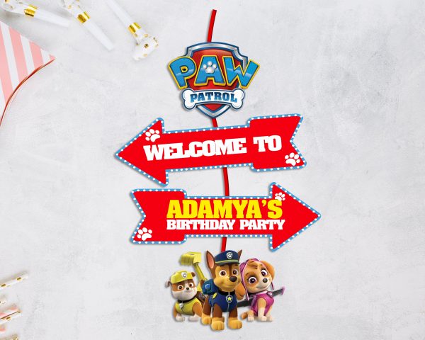 Paw Patrol Theme Door Poster Online Hot Sale