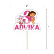 Dora Theme Customized Cake Topper on Sale