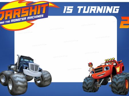 Blaze and the Monster Machines Theme Customized PhotoBooth Hot on Sale