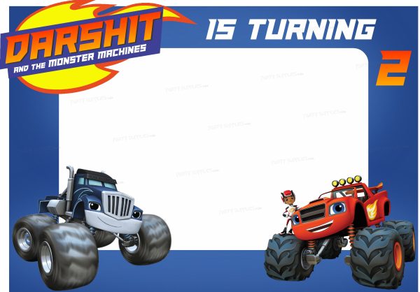 Blaze and the Monster Machines Theme Customized PhotoBooth Hot on Sale