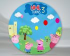 Peppa Pig Customized Round Backdrop Online now