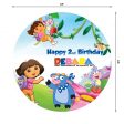 Dora Theme  Round Backdrop on Sale