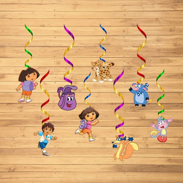 Dora Theme Character Swirls Discount