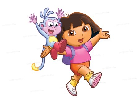 Dora the Explorer Theme Cutout DOR-14 Discount