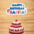 Dora Theme Cake Topper Fashion