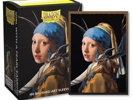 Dragon Shield - Brushed Art Sleeves - The Girl with The Pearl Earring (100ct) Online Hot Sale