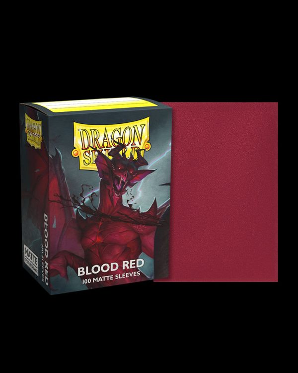 Dragon Shield - Matte Sleeves: Blood Red (100ct) Online