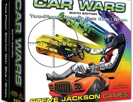 Car Wars (6th Edition) 2 Player Starter Blue Green Online Sale