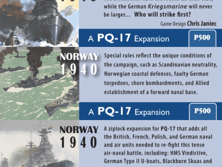 Norway, 1940: A PQ-17 Expansion Online