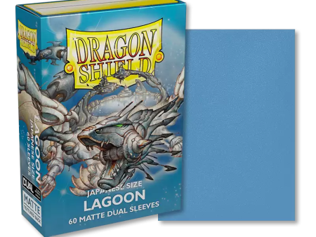 Dragon Shield - Japanese Size Matte Dual Sleeves: Lagoon (Blue) (60ct) For Cheap