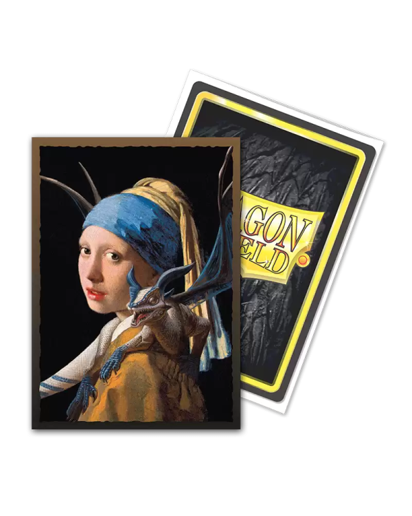 Dragon Shield - Brushed Art Sleeves - The Girl with The Pearl Earring (100ct) Online Hot Sale