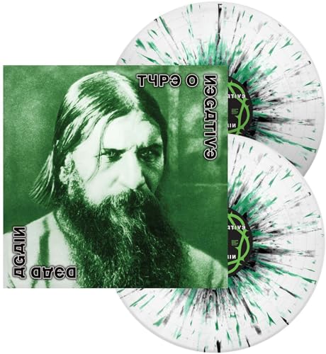 DEAD AGAIN - WHITE W  BLACK GREEN SPLATTER For Cheap